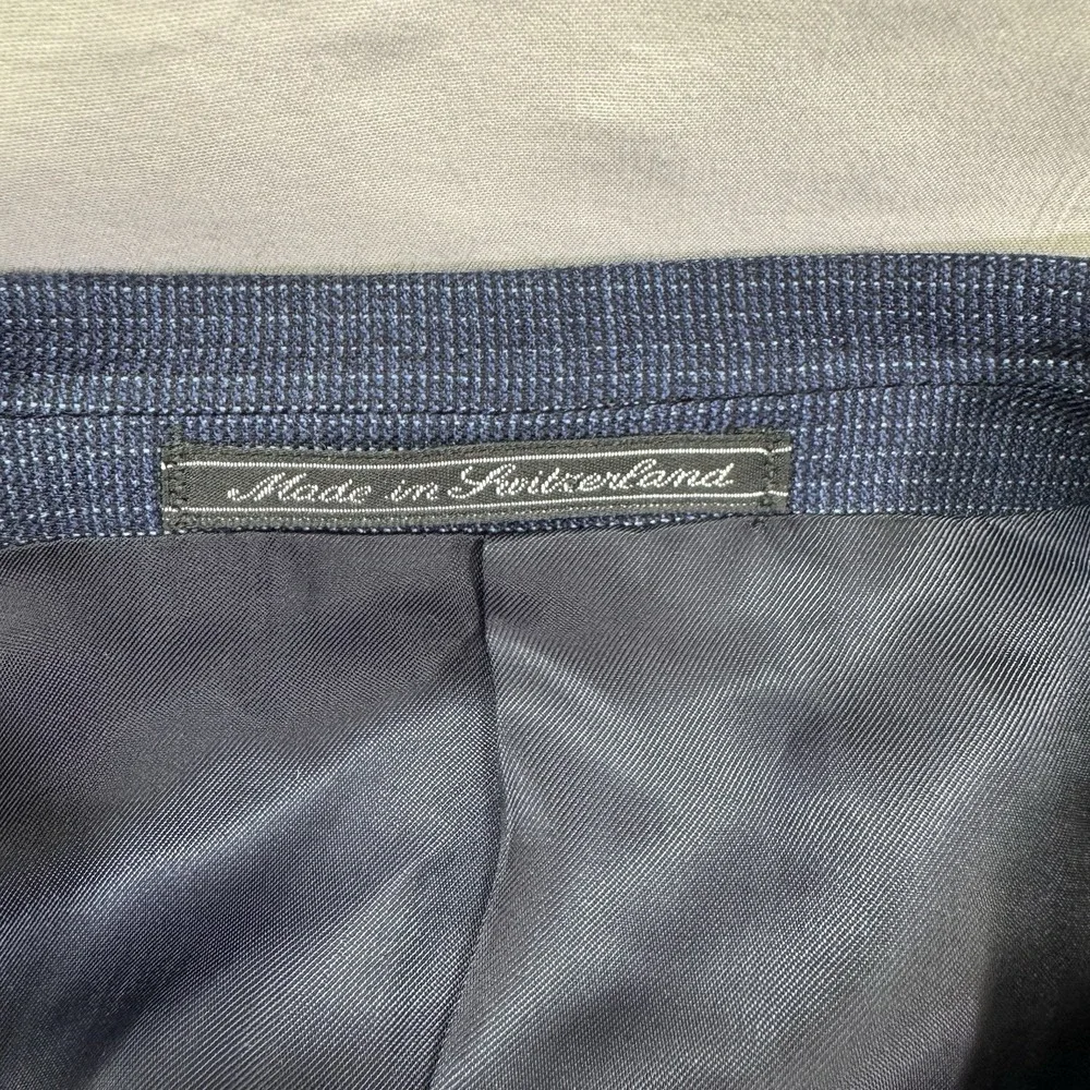 Ermenegildo Zegna Matt Hunter 44R (EU 54R) Wool Blazer‎ Suit Jacket Navy *READ*